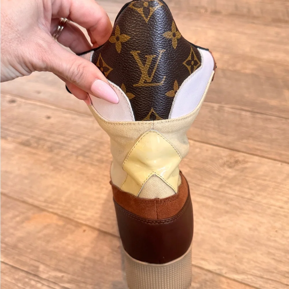 Louis Vuitton Monogram Brown and Black Boots 39 8.5 - Picture 5 of 6